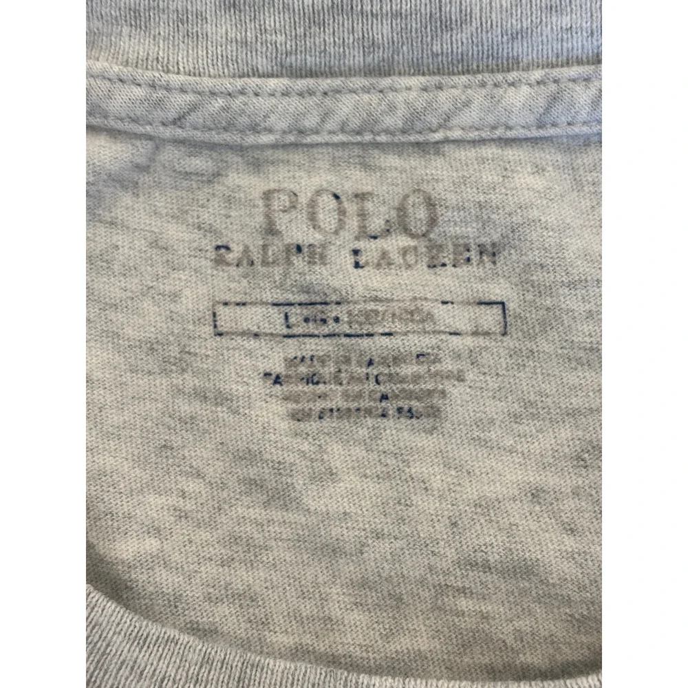 Polo Ralph Lauren Mens Large Gray Short Sleeve Crewneck Pony Logo T-Shirt